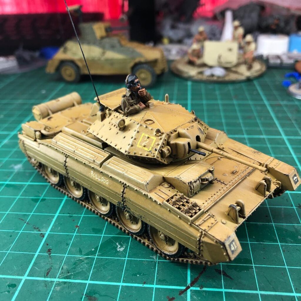 A15 Crusader "Bulldog" of 2 Troop, B Squadron, 9th Australian Division Cavalry Regiment